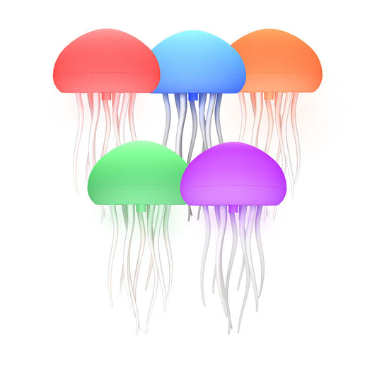 NNEDSZ Hanging Style Jellyfish Shaped Night Light - 1000mAh Rechargeable LED Lamp