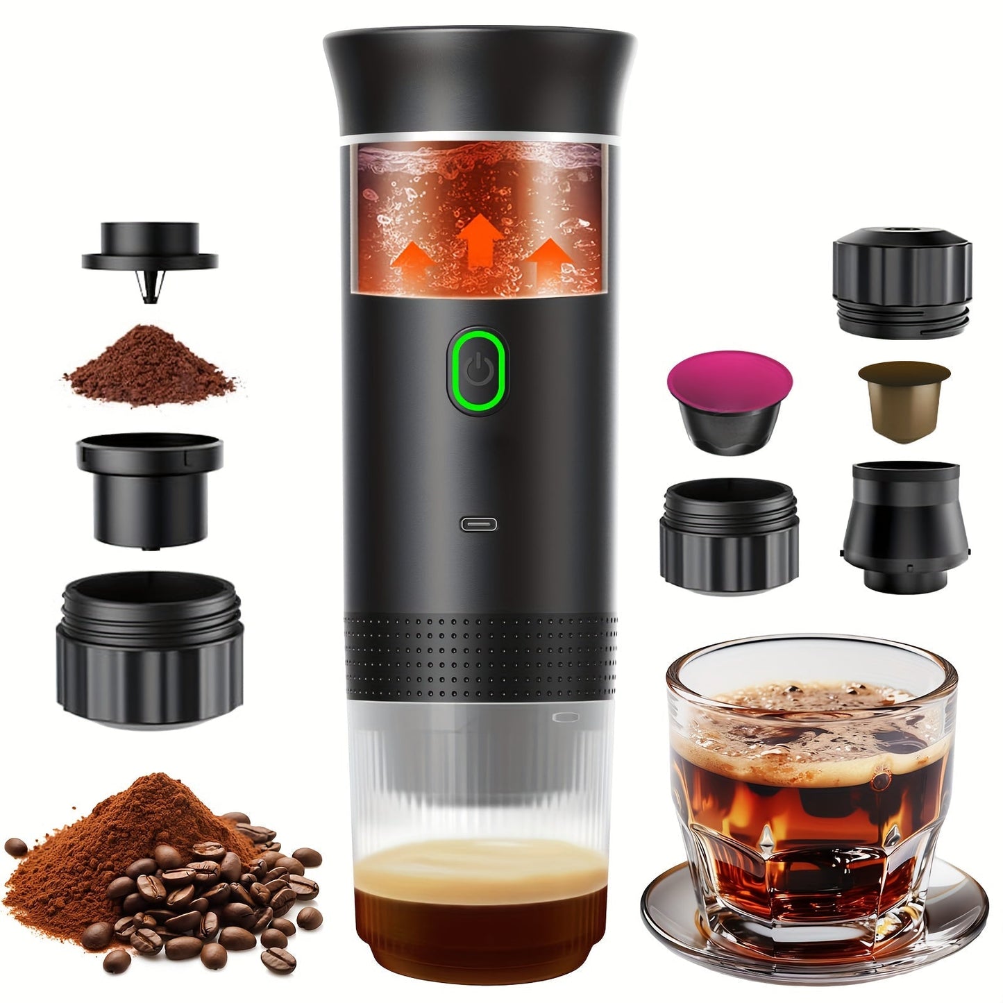 Coffee Maker Self-Heating Espresso Machine